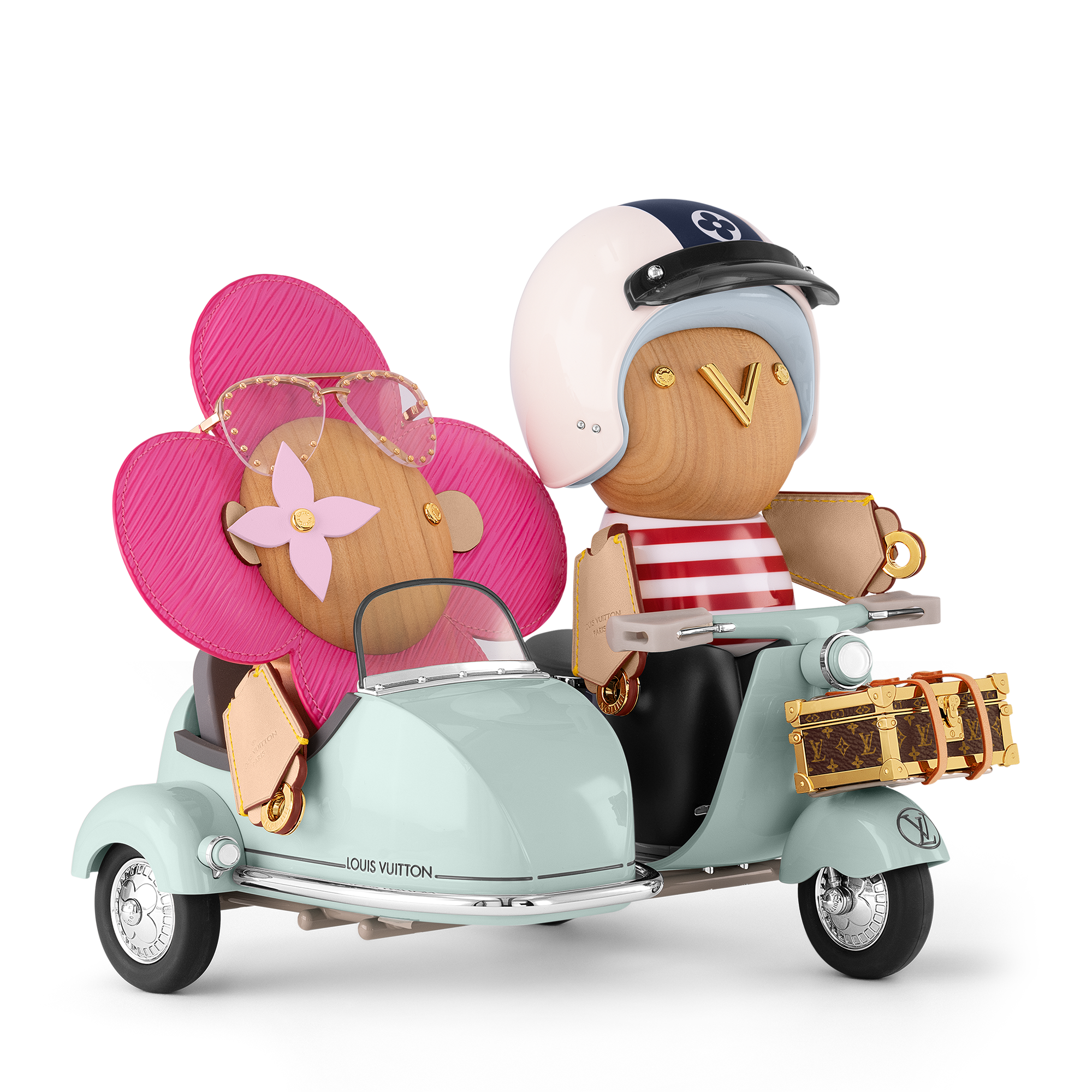 Vivienne & Gaston Side Car Epi Leather - Sport and Lifestyle